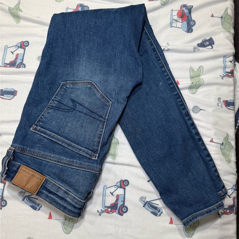 American Eagle Outfitters Blue Skinny Jeans - Picture 7 of 9